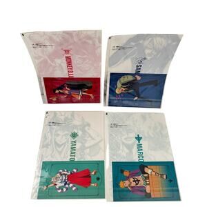 4X One Piece Ichiban‎ Kuji Prize Visual Art Sheet Clear File Poster